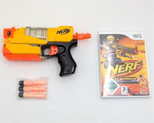 Nerf N-Strike - I Kasse - Nintendo Wii Spil (A Grade) (Genbrug)